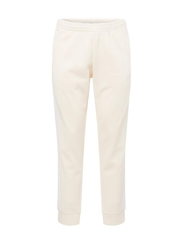ADIDAS ORIGINALS ADIDAS ORIGINALS Панталон 'Adicolor Classics SST'  бяло / бял памук