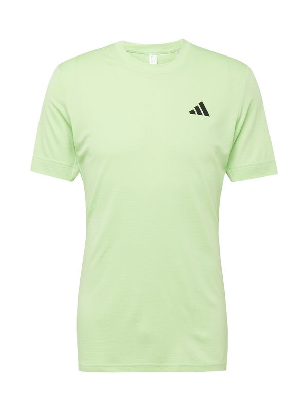 ADIDAS PERFORMANCE ADIDAS PERFORMANCE Функционална тениска 'FreeLift'  светлозелено / черно