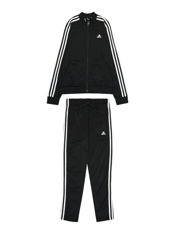 ADIDAS SPORTSWEAR ADIDAS SPORTSWEAR Облекло за трениране 'Essentials 3-Stripes'  черно / бяло