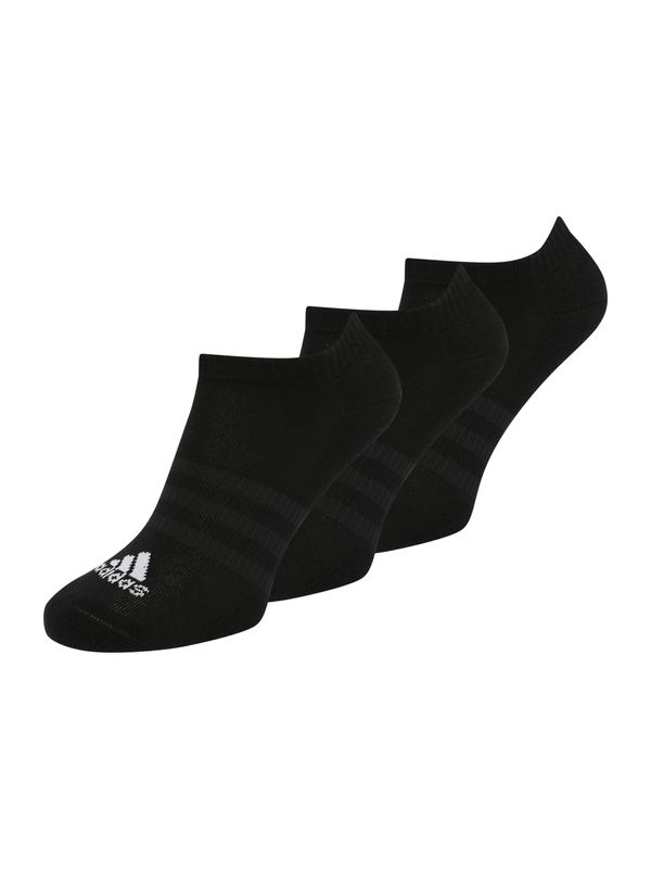 ADIDAS SPORTSWEAR ADIDAS SPORTSWEAR Спортни чорапи 'Cushioned -cut 3 Pairs'  черно / бяло