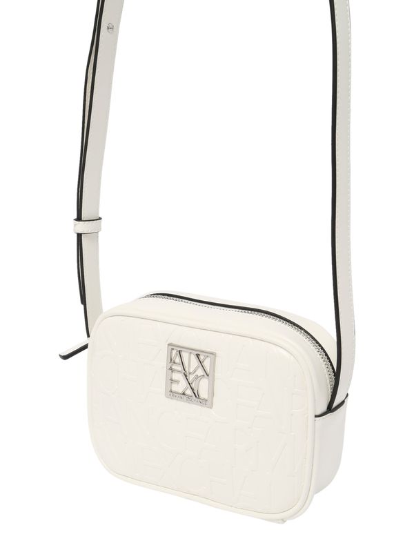 ARMANI EXCHANGE ARMANI EXCHANGE Чанта с презрамки  черно / сребърно / бяло