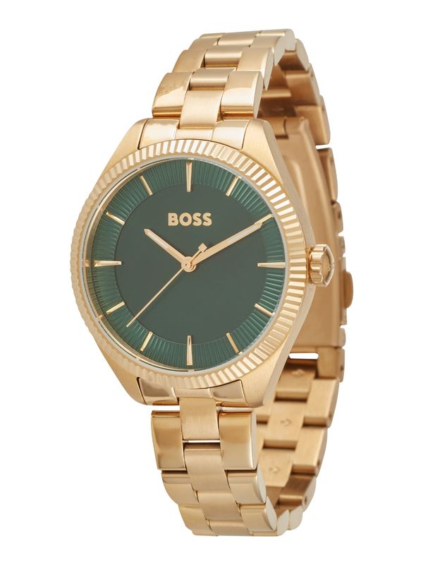 BOSS Black BOSS Black Аналогов часовник 'Sage'  злато / зелено