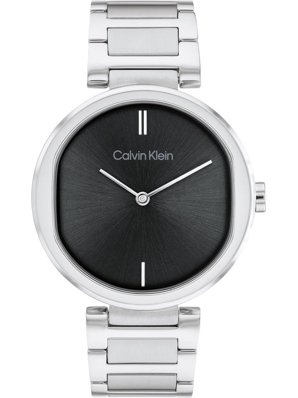 Calvin Klein Calvin Klein Аналогов часовник  черно / сребърно