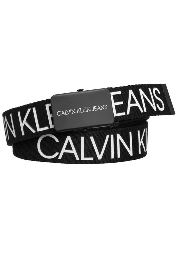 Calvin Klein Jeans Calvin Klein Jeans Колан  черно / бяло