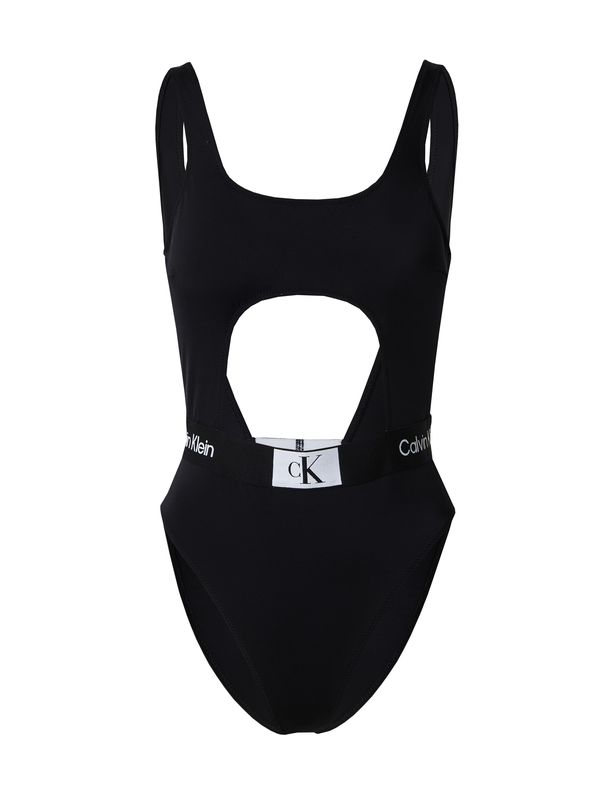 Calvin Klein Swimwear Calvin Klein Swimwear Бански костюм  черно / бяло