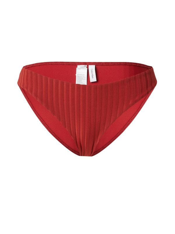 Calvin Klein Swimwear Calvin Klein Swimwear Долнище на бански тип бикини  огнено червено / черно / бяло