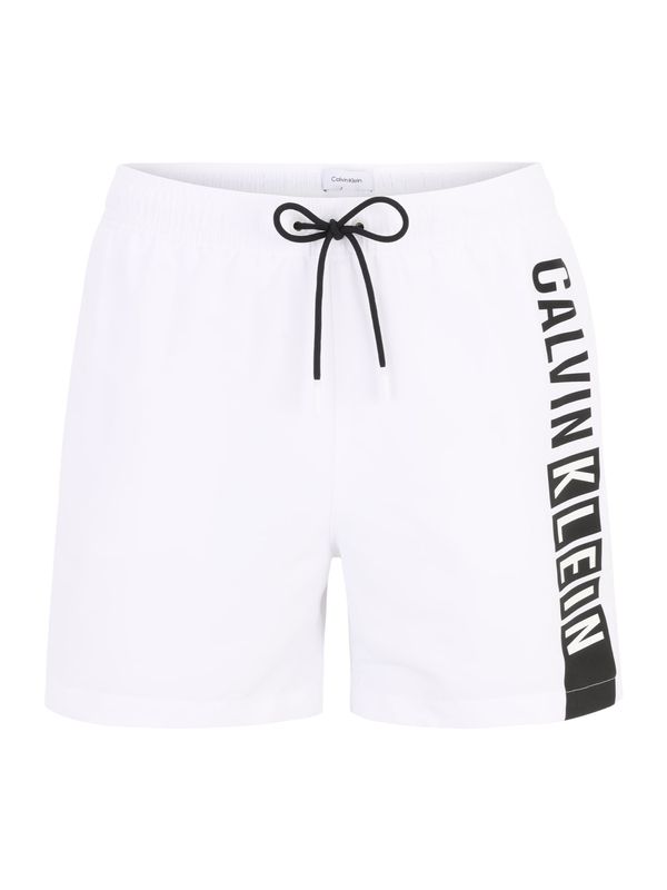 Calvin Klein Swimwear Calvin Klein Swimwear Шорти за плуване 'Intense Power '  черно / бяло