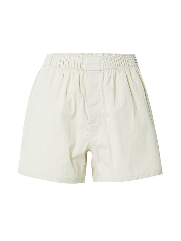 Calvin Klein Underwear Calvin Klein Underwear Панталон пижама  пастелно зелено / мръсно бяло