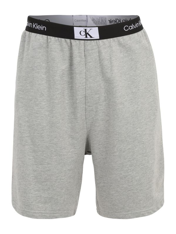 Calvin Klein Underwear Calvin Klein Underwear Панталон пижама  сив меланж / черно / бяло