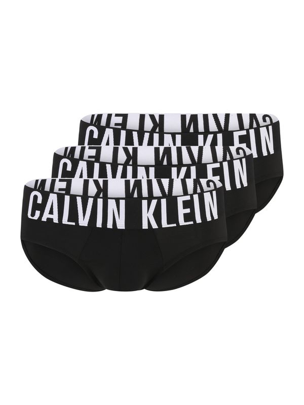 Calvin Klein Underwear Calvin Klein Underwear Слип 'Intense Power'  черно / бяло
