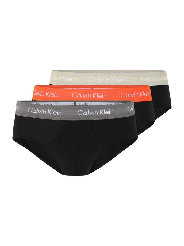 Calvin Klein Underwear Calvin Klein Underwear Слип  сиво / камък / оранжево / черно
