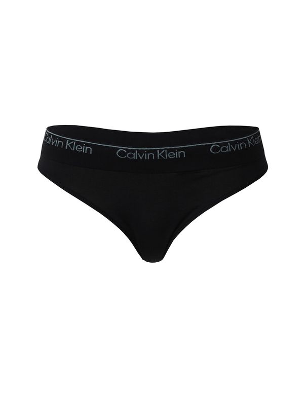 Calvin Klein Underwear Calvin Klein Underwear Стринг  гълъбово синьо / черно