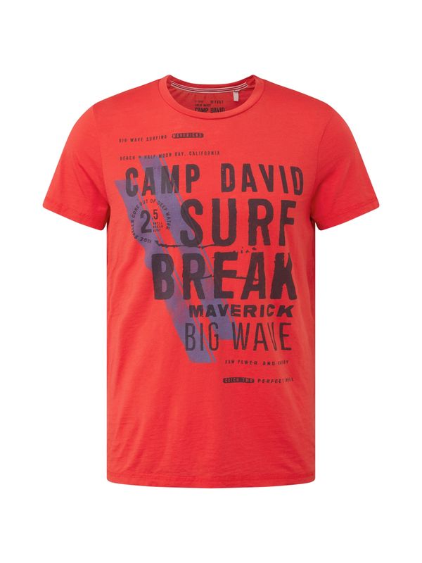 CAMP DAVID CAMP DAVID Тениска  синьо / червено / черно