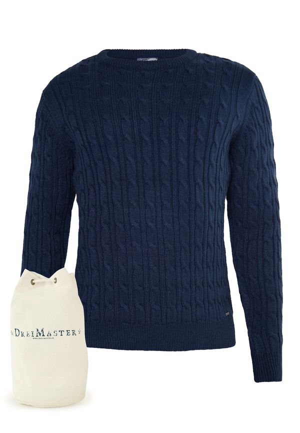 DreiMaster Vintage DreiMaster Vintage Пуловер  нейви синьо