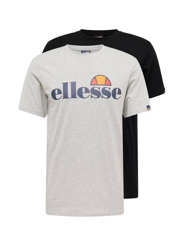 ELLESSE ELLESSE Тениска 'Prado'  нейви синьо / сив меланж / оранжево / черно