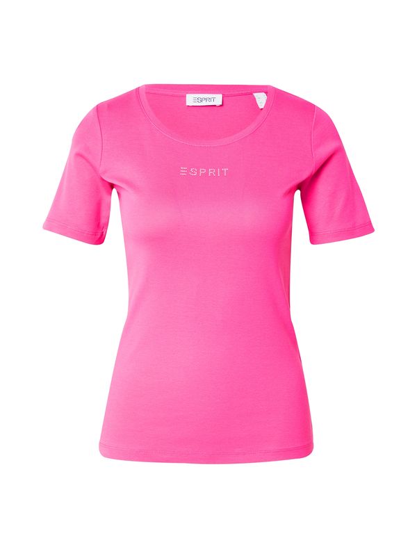 ESPRIT ESPRIT Тениска  розово / сребърно