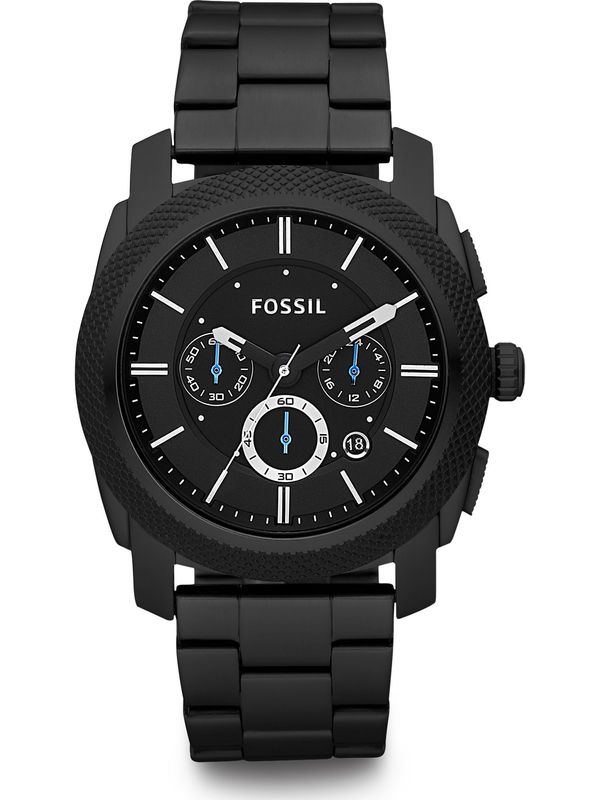 FOSSIL FOSSIL Аналогов часовник 'Machine, FS4682'  черно