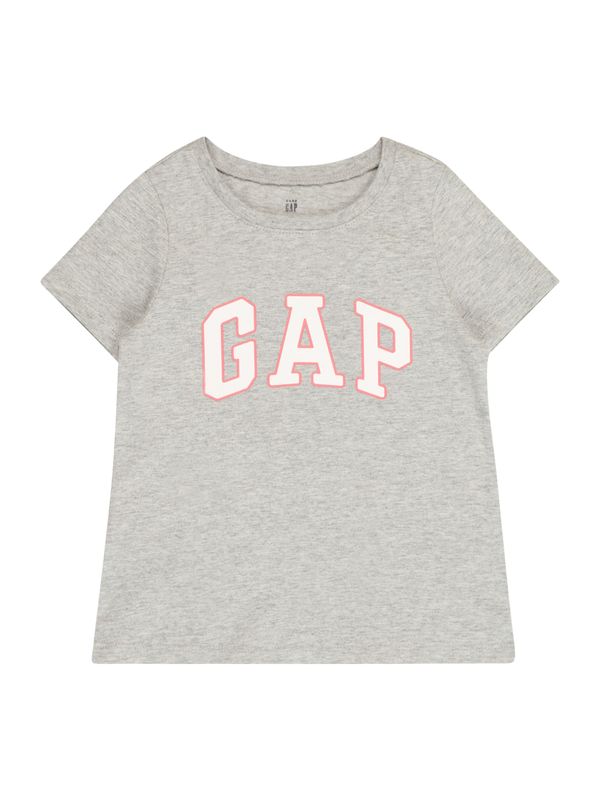 GAP GAP Тениска  сив меланж / розово / бяло