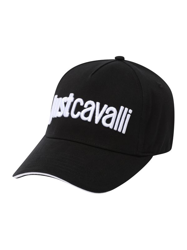 Just Cavalli Just Cavalli Шапка с козирка  черно / бяло