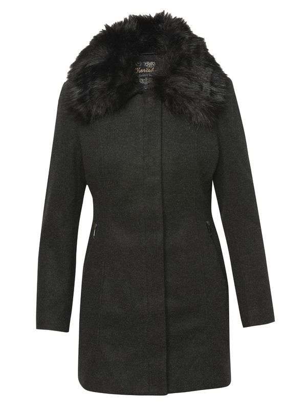KOROSHI KOROSHI Зимно палто  антрацитно черно