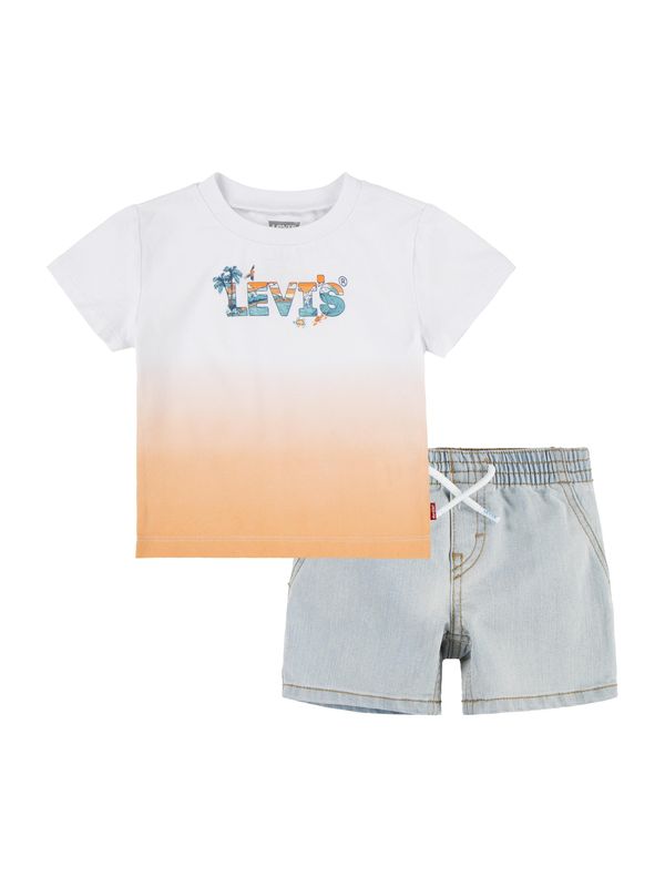 LEVI'S ® LEVI'S ® Комплект  синьо / син деним / оранжево / бяло