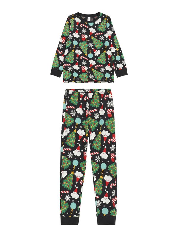 Lindex Lindex Комплект пижама  зелено / червено / черно / бяло