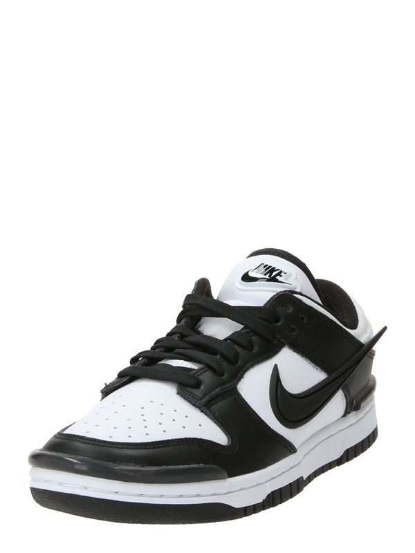 Nike Sportswear Nike Sportswear Ниски маратонки 'DUNK TWIST'  черно / бяло
