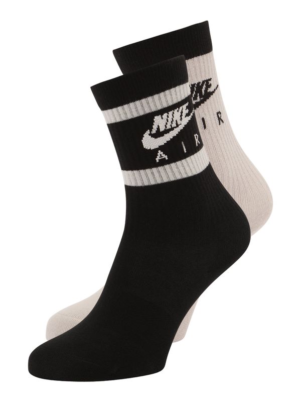 Nike Sportswear Nike Sportswear Спортни чорапи 'Everyday Essential'  сиво / черно / бяло