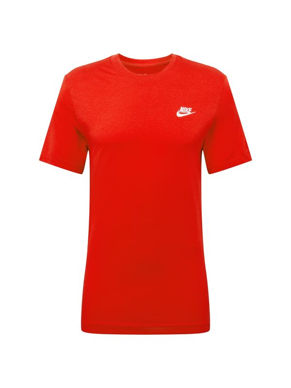 Nike Sportswear Nike Sportswear Тениска 'Club'  червено / бяло