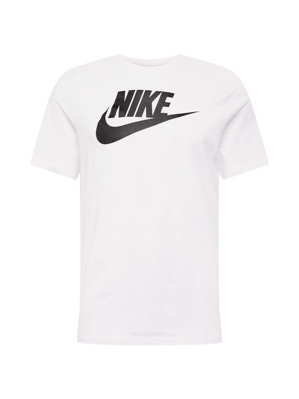 Nike Sportswear Nike Sportswear Тениска 'Futura'  черно / бяло