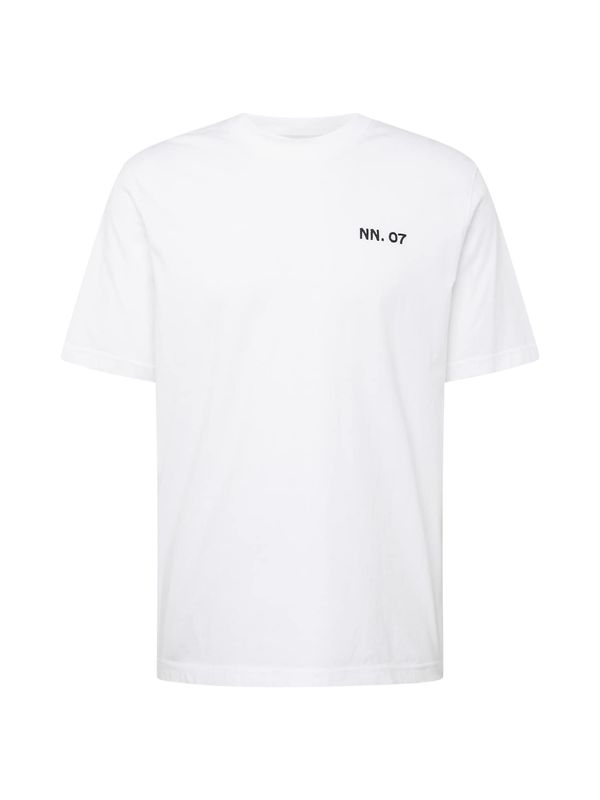 NN07 NN07 Тениска 'Adam'  черно / бяло