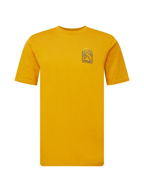 OAKLEY OAKLEY Функционална тениска 'Mountain Sun'  гълъбово синьо / къри