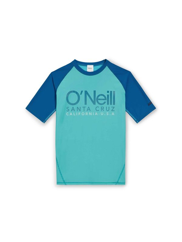 O'NEILL O'NEILL Функционална тениска 'Essentials Cali'  синьо / неоново синьо / бяло
