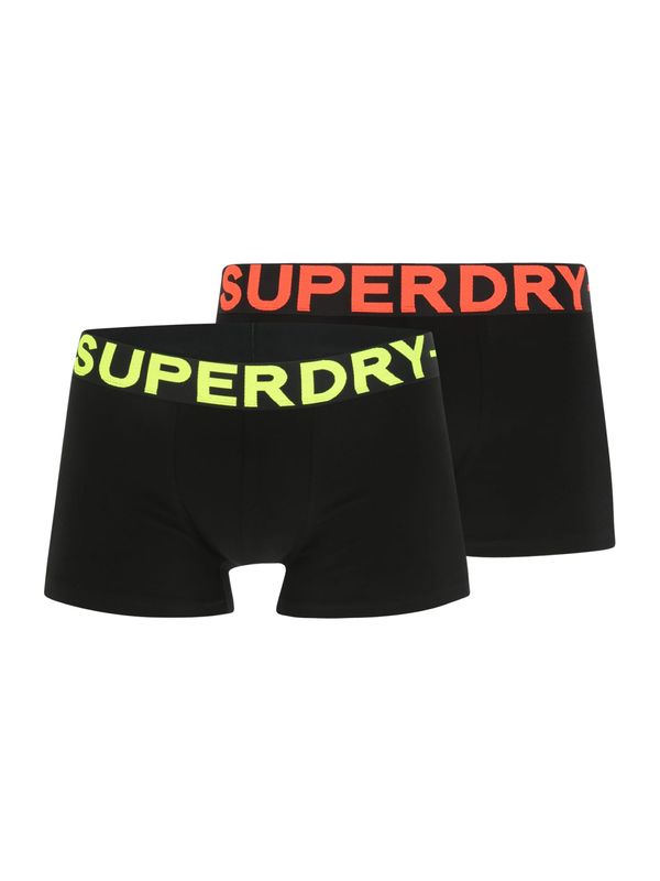 Superdry Superdry Боксерки  неоново зелено / корал / черно