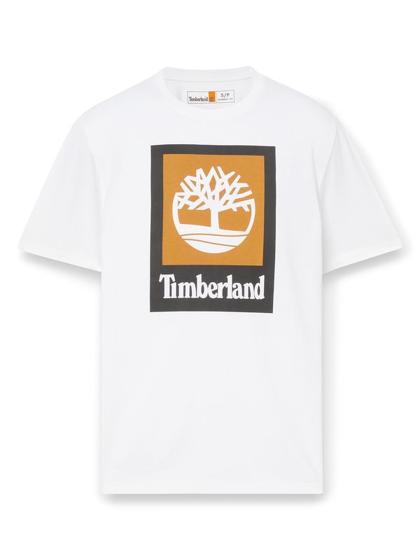 TIMBERLAND TIMBERLAND Тениска  пуебло оранжево-кафяво / черно / бяло