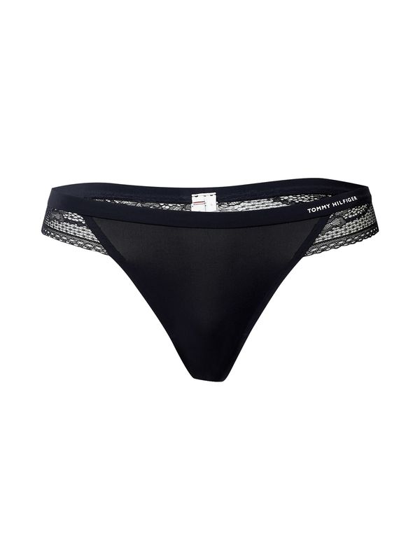Tommy Hilfiger Underwear Tommy Hilfiger Underwear Стринг  тъмносиньо / бяло