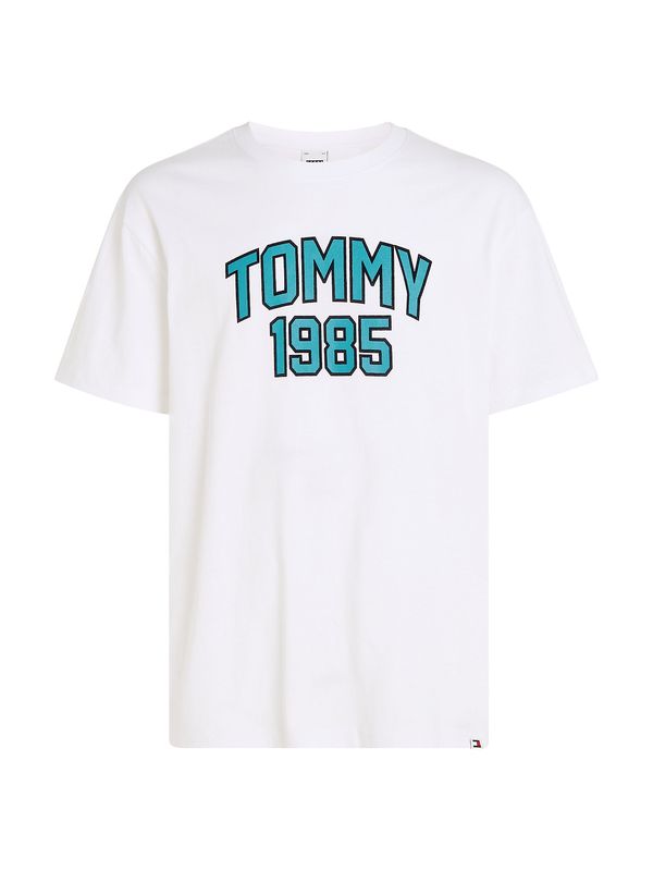 Tommy Jeans Tommy Jeans Тениска  циан / черно / бяло
