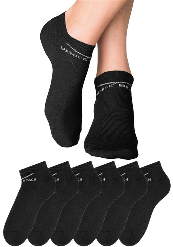 VENICE BEACH VENICE BEACH Дамски чорапи тип терлици  черно