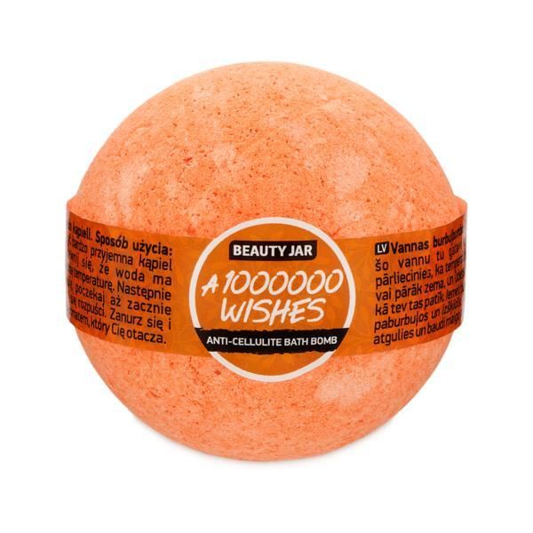 Beauty Jar Ефервесцентна топка за вана с парфюм от сицилиански портокали, бадемово масло и витамин Е A Beauty Jar, 150 гр