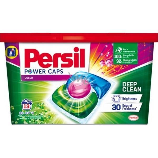 Persil Капсули за цветни дрехи - Persil Power Caps Color Deep Clean, 13 бр