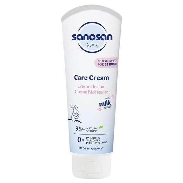 Sanosan Овлажняващ крем за бебета - Sanosan Care Cream, 100 мл