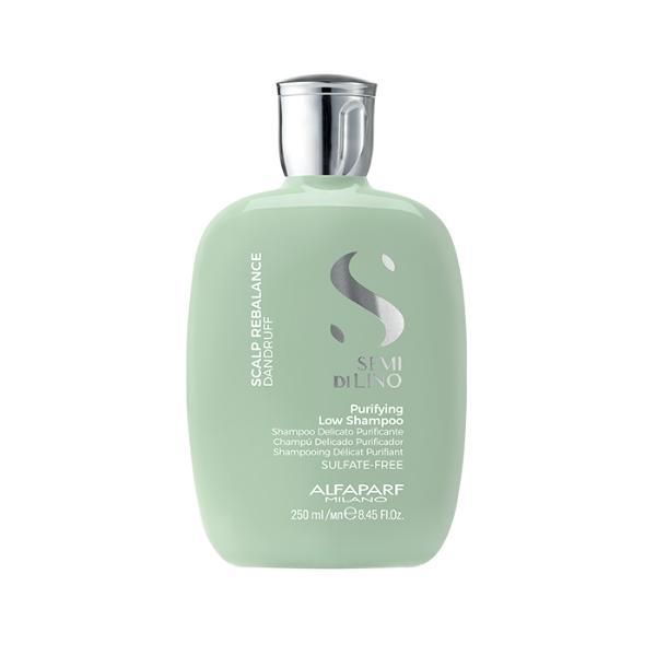 Alfaparf Milano Пречистващ шампоан против пърхот - Alfaparf Milano Semi Di Lino Scalp Rebalance Purifying Low Shampoo, 250мл