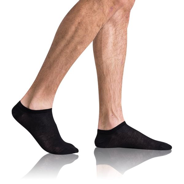 Bellinda Bellinda GREEN ECOSMART MEN IN-SHOE SOCKS - Men's eco ankle socks - black
