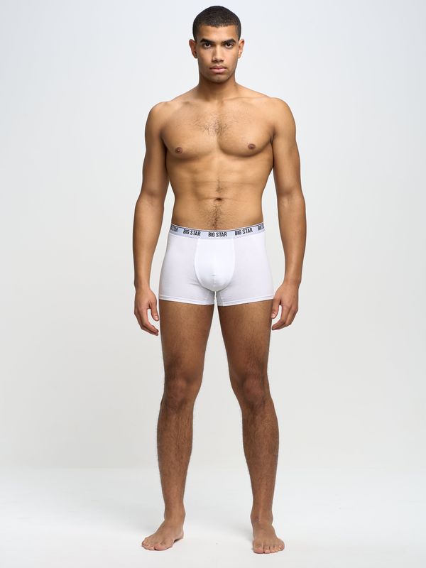 Big Star Big Star Man's Boxer Shorts Underwear 200033 Cream 101