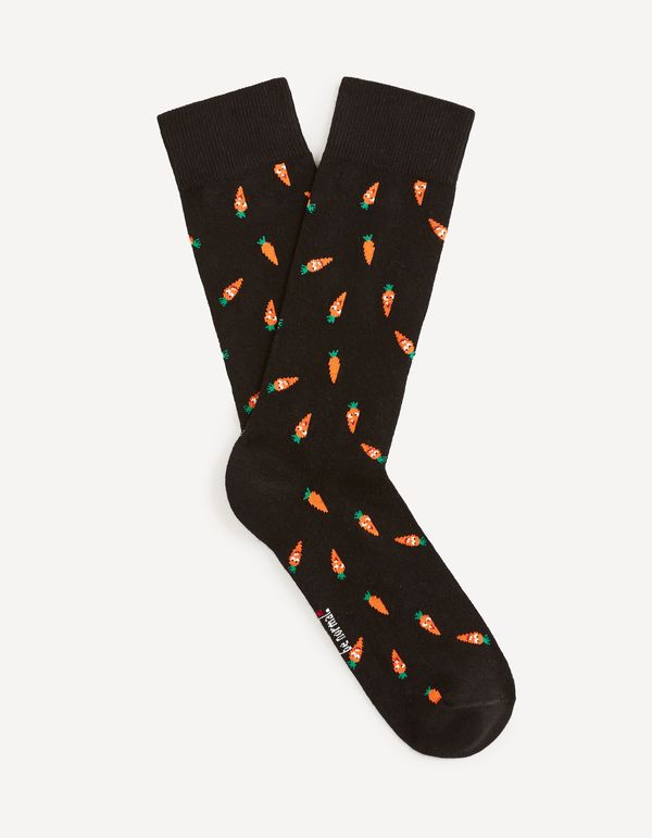 Celio Celio Cotton socks pattern carrot - Men