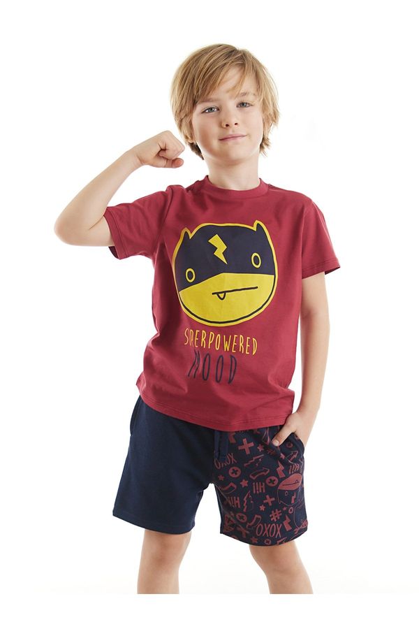 Denokids Denokids Boy Super Strength T-shirt Shorts Set