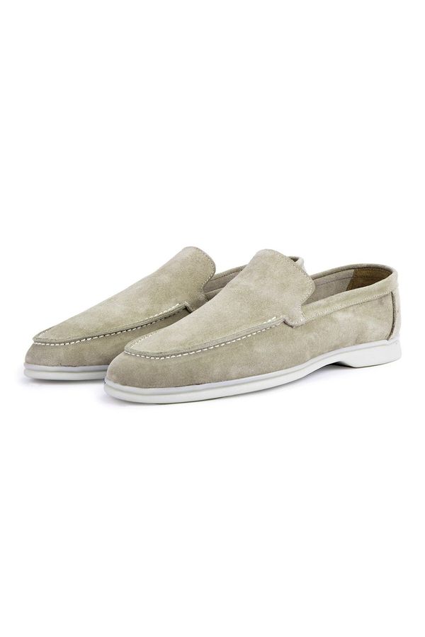 Ducavelli Ducavelli Facile Suede Genuine Leather Men's Casual Shoes. Loafers Shoes Sand Beige.