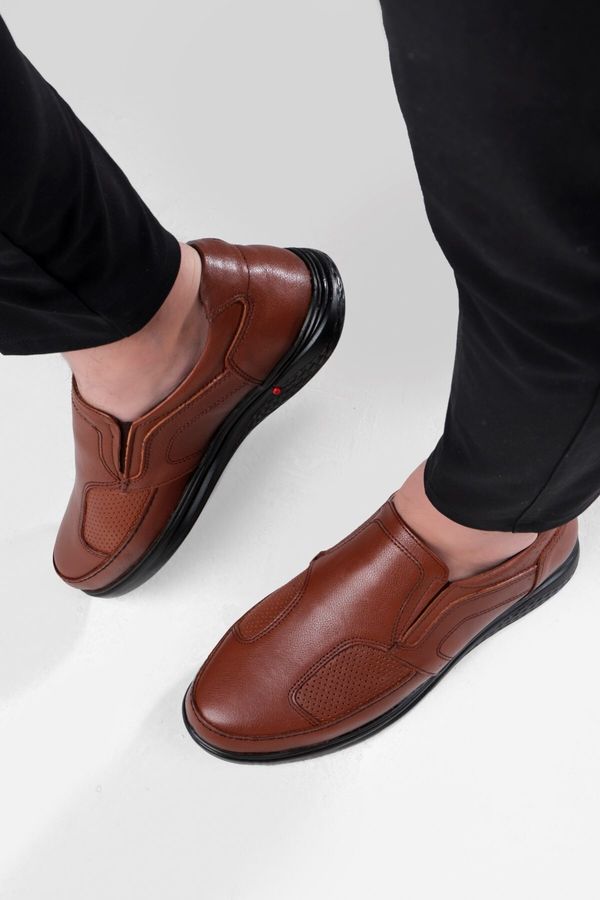 Ducavelli Ducavelli Lofor Genuine Leather Comfort Orthopedic Men's Casual Shoes, Dad Shoes, Orthopedic Shoes.