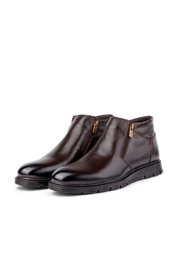 Ducavelli Ducavelli Moyna Men's Boots From Genuine Leather With Rubber Sole, Shearling Boots, Sheepskin Shearling Boots.