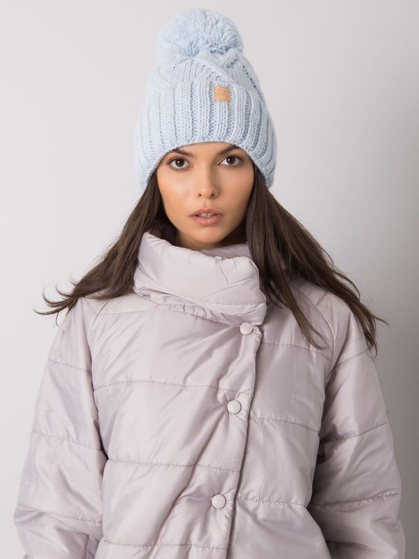 Fashionhunters Light blue insulated winter cap